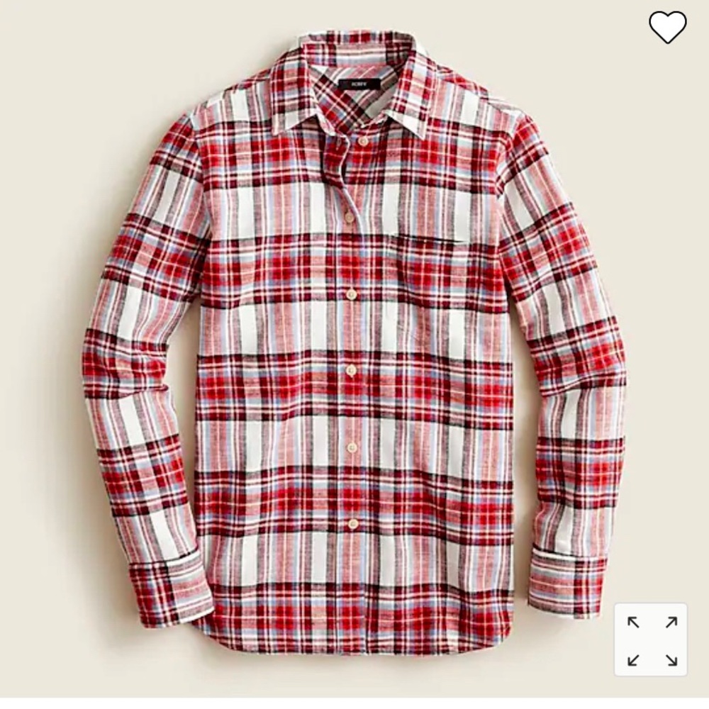 Classic Fit Plaid Button Down